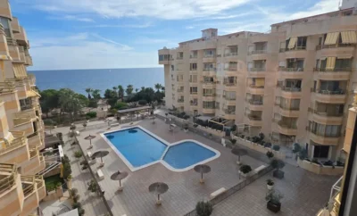 First line flat with pool and parking!