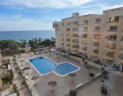 First line flat with pool and parking!